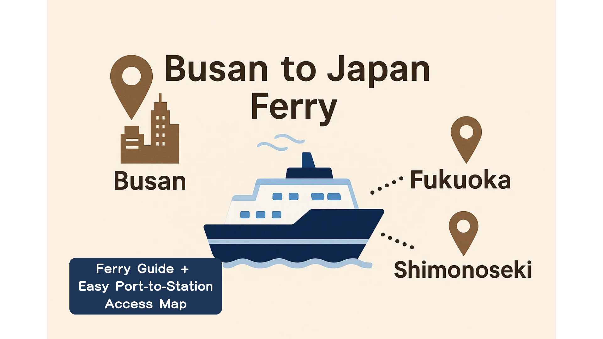 20250912-Busan to Japan Ferry｜Routes to Fukuoka & Shimonoseki with Arrival Tips(1)