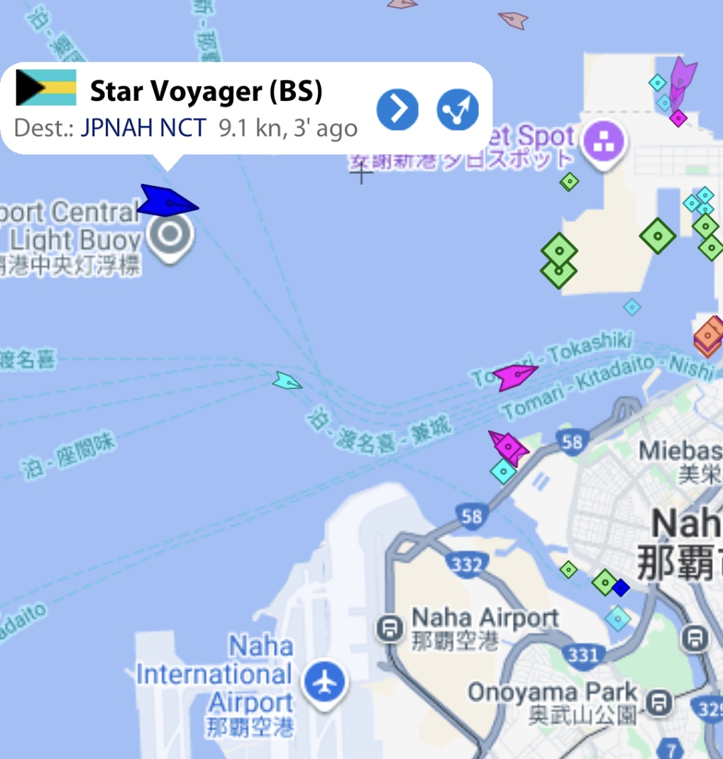 MRINETRAFICでのスターボイジャーの位置1